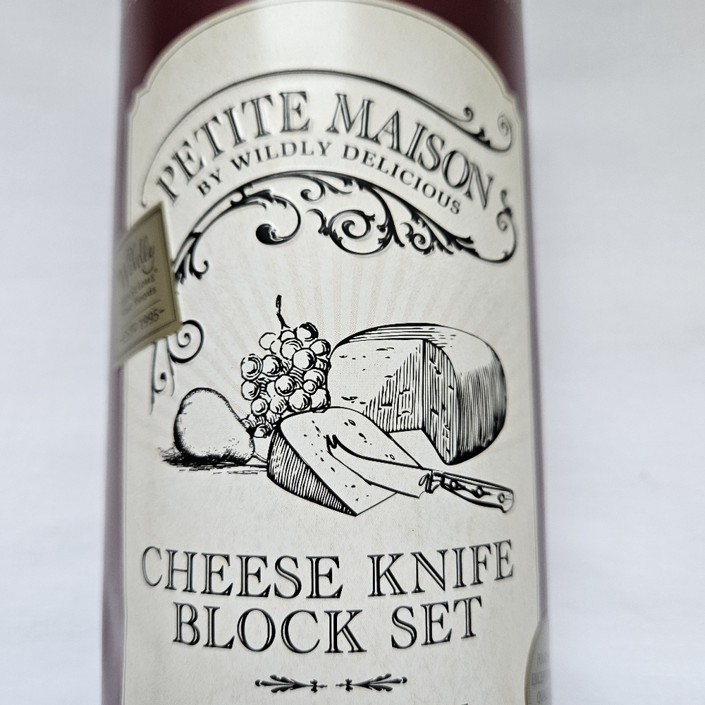 Petite Maison Cheese Knife Block Set